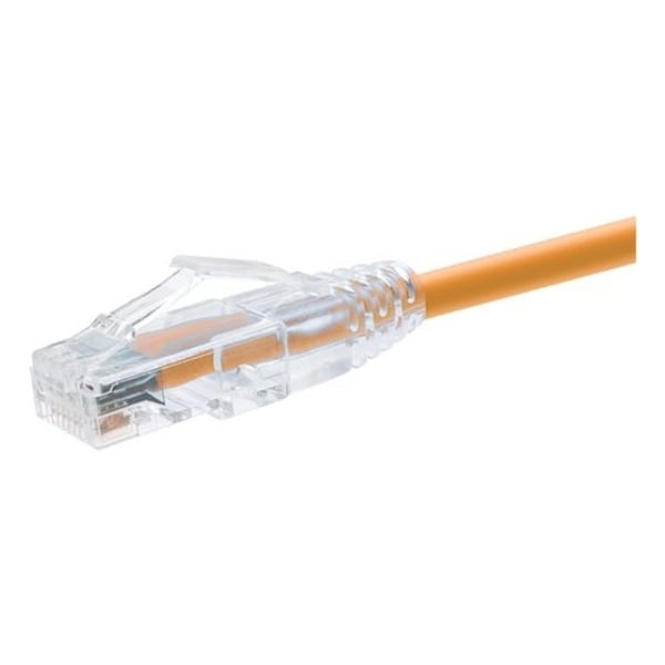 Unirise Usa GROUP 1 FOOT CAT6 SNAGLESS CLEARFIT PATCH CABLE ORANGE - CAT6 PATCH CABLE C 10146 - main